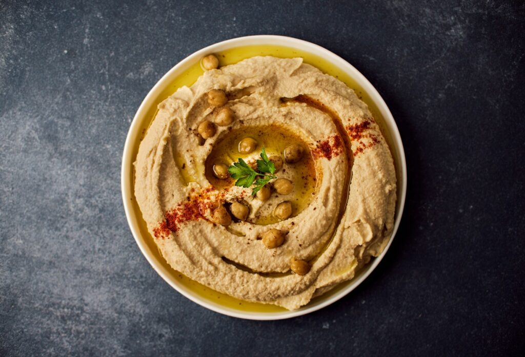 Una ciotolina di hummus