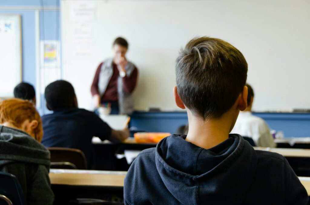 Uno studente dopo il cambio scuola